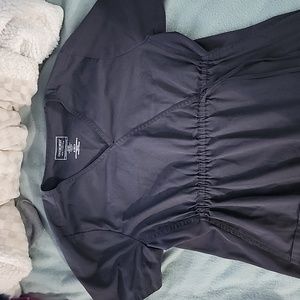 Cherokee workwear maternity scrub set gray